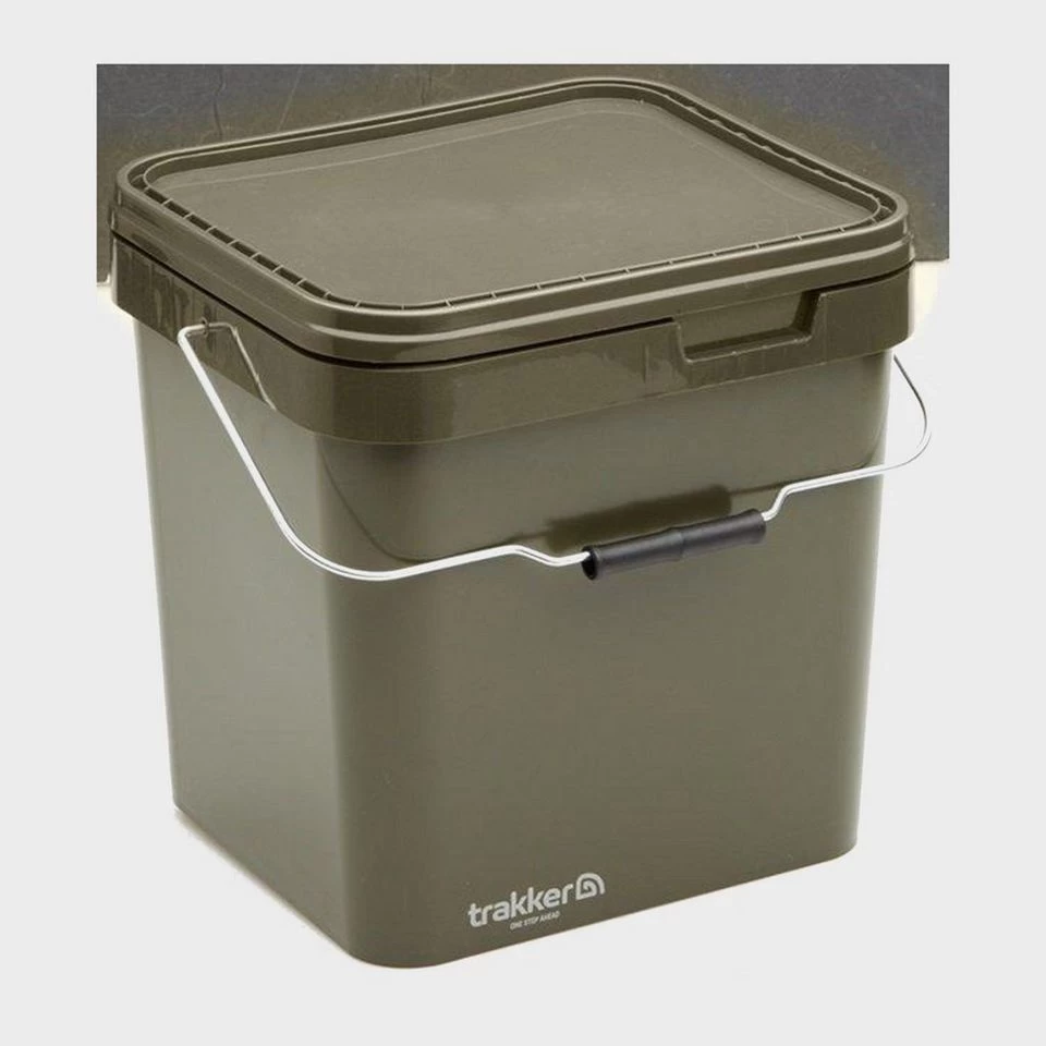 TRAKKER 17 Ltr Olive Square Bucket 3 TRAKKER 17 Ltr Olive Square Bucket