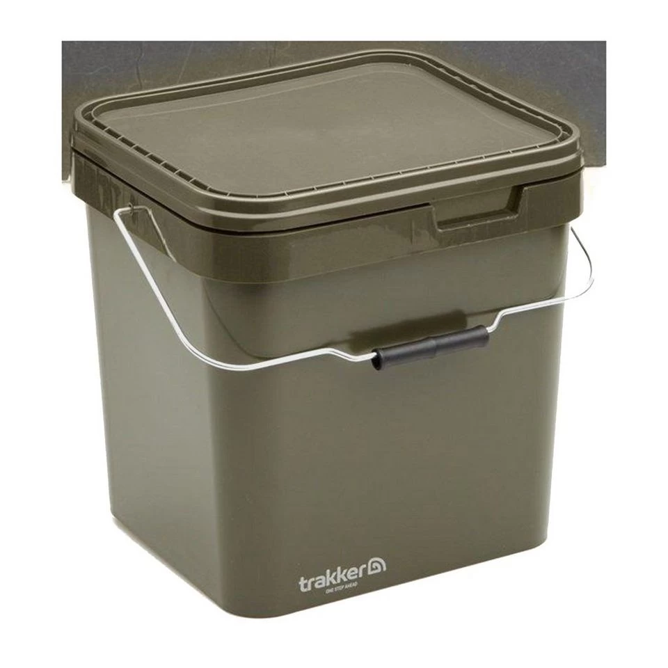 TRAKKER 17 Ltr Olive Square Bucket 4 TRAKKER 17 Ltr Olive Square Bucket - Image 2