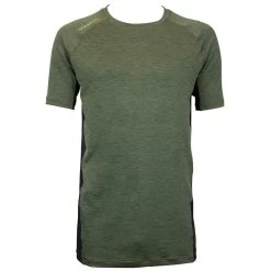 SHORT-SLEEVED T-SHIRT MAN TRAKKER MARL MOISTURE WICKING T SHIRT KHAKI